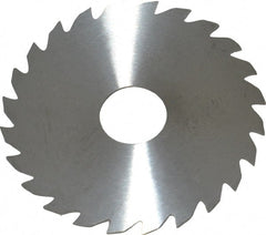 RobbJack - 2" Diam x 0.0312" Blade Thickness x 1/2" Arbor Hole Diam, 24 Tooth Slitting and Slotting Saw - Arbor Connection, Right Hand, Uncoated, Solid Carbide, Concave Ground - Exact Tooling