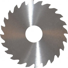 RobbJack - 2" Diam x 0.04" Blade Thickness x 1/2" Arbor Hole Diam, 24 Tooth Slitting and Slotting Saw - Arbor Connection, Right Hand, Uncoated, Solid Carbide, Concave Ground - Exact Tooling