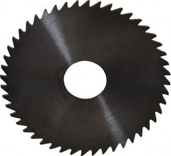 RobbJack - 2" Diam x 0.04" Blade Thickness x 1/2" Arbor Hole Diam, 48 Tooth Slitting and Slotting Saw - Arbor Connection, Right Hand, Uncoated, Solid Carbide, Concave Ground - Exact Tooling