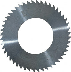 RobbJack - 2" Diam x 1/16" Blade Thickness x 1" Arbor Hole Diam, 48 Tooth Slitting and Slotting Saw - Arbor Connection, Right Hand, Uncoated, Solid Carbide, Concave Ground - Exact Tooling