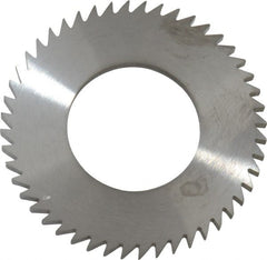 RobbJack - 2" Diam x 1/8" Blade Thickness x 1" Arbor Hole Diam, 48 Tooth Slitting and Slotting Saw - Arbor Connection, Right Hand, Uncoated, Solid Carbide, Concave Ground - Exact Tooling