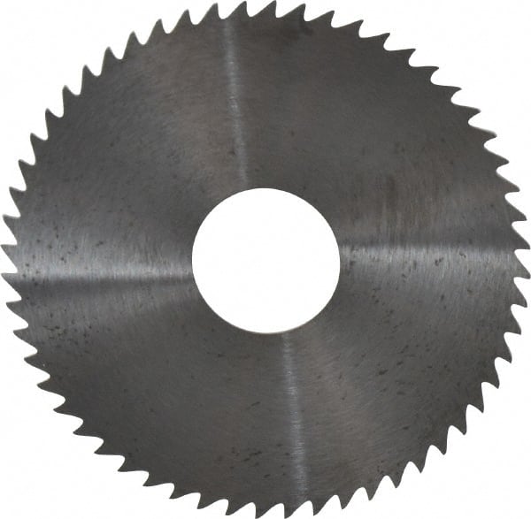 RobbJack - 2-1/4" Diam x 0.0312" Blade Thickness x 5/8" Arbor Hole Diam, 56 Tooth Slitting and Slotting Saw - Arbor Connection, Right Hand, Uncoated, Solid Carbide, Concave Ground - Exact Tooling