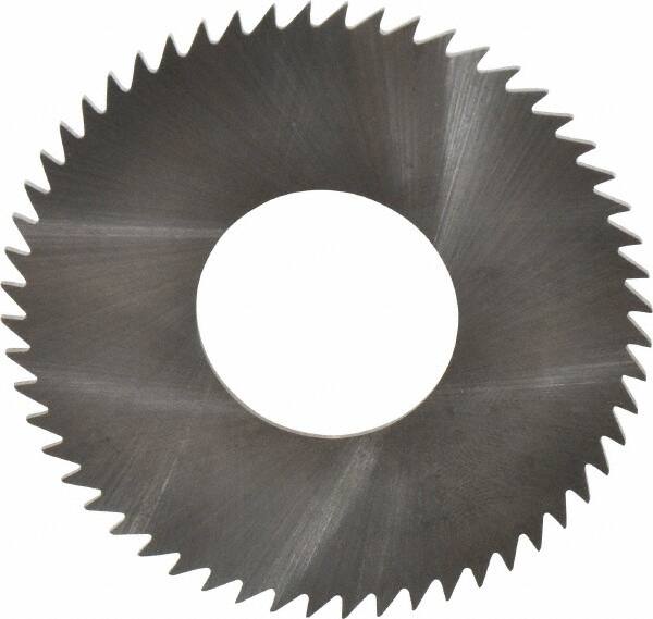 RobbJack - 2-1/2" Diam x 0.0468" Blade Thickness x 1" Arbor Hole Diam, 56 Tooth Slitting and Slotting Saw - Arbor Connection, Right Hand, Uncoated, Solid Carbide, Concave Ground - Exact Tooling