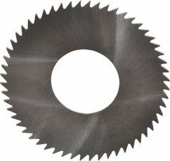 RobbJack - 2-1/2" Diam x 0.0468" Blade Thickness x 1" Arbor Hole Diam, 56 Tooth Slitting and Slotting Saw - Arbor Connection, Right Hand, Uncoated, Solid Carbide, Concave Ground - Exact Tooling