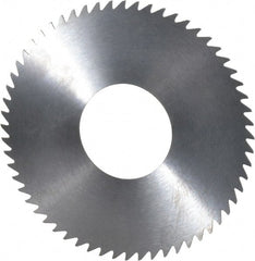 RobbJack - 2-3/4" Diam x 0.023" Blade Thickness x 1" Arbor Hole Diam, 60 Tooth Slitting and Slotting Saw - Arbor Connection, Right Hand, Uncoated, Solid Carbide, Concave Ground - Exact Tooling