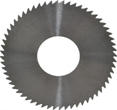 RobbJack - 2-3/4" Diam x 0.0312" Blade Thickness x 1" Arbor Hole Diam, 60 Tooth Slitting and Slotting Saw - Arbor Connection, Right Hand, Uncoated, Solid Carbide, Concave Ground - Exact Tooling
