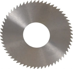RobbJack - 2-3/4" Diam x 0.0468" Blade Thickness x 1" Arbor Hole Diam, 60 Tooth Slitting and Slotting Saw - Arbor Connection, Right Hand, Uncoated, Solid Carbide, Concave Ground - Exact Tooling