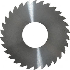 RobbJack - 2-3/4" Diam x 1/16" Blade Thickness x 1" Arbor Hole Diam, 30 Tooth Slitting and Slotting Saw - Arbor Connection, Right Hand, Uncoated, Solid Carbide, Concave Ground - Exact Tooling