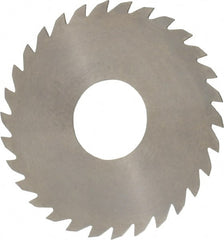 RobbJack - 3" Diam x 0.0468" Blade Thickness x 1" Arbor Hole Diam, 30 Tooth Slitting and Slotting Saw - Arbor Connection, Right Hand, Uncoated, Solid Carbide, Concave Ground - Exact Tooling