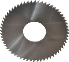 RobbJack - 3" Diam x 0.0781" Blade Thickness x 1" Arbor Hole Diam, 60 Tooth Slitting and Slotting Saw - Arbor Connection, Right Hand, Uncoated, Solid Carbide, Concave Ground - Exact Tooling