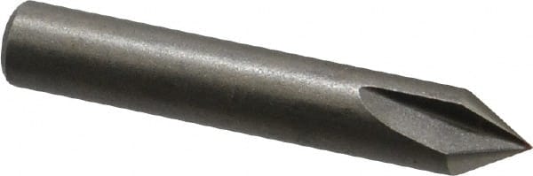 Keo - 1/4" Head Diam, 1/4" Shank Diam, 3 Flute 60° High Speed Steel Countersink - Exact Tooling