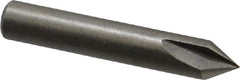 Keo - 1/4" Head Diam, 1/4" Shank Diam, 3 Flute 60° High Speed Steel Countersink - Exact Tooling