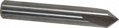 Keo - 1/4" Head Diam, 1/4" Shank Diam, 3 Flute 82° High Speed Steel Countersink - Bright Finish, 1-1/2" OAL, Single End, Straight Shank, Right Hand Cut - Exact Tooling