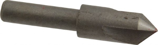 Keo - 3/8" Head Diam, 1/4" Shank Diam, 3 Flute 82° High Speed Steel Countersink - Exact Tooling