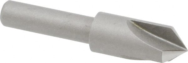 Keo - 3/8" Head Diam, 1/4" Shank Diam, 3 Flute 90° High Speed Steel Countersink - Exact Tooling