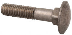 Value Collection - M12x1.75 60mm Length Under Head, Standard Square Neck, Carriage Bolt - Austenitic Grade A2 Stainless Steel, - Exact Tooling
