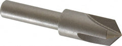 Keo - 3/8" Head Diam, 1/4" Shank Diam, 3 Flute 100° High Speed Steel Countersink - Exact Tooling