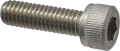 Value Collection - M12x1.75 Metric Coarse Hex Socket Drive, Socket Cap Screw - Grade 316 & Austenitic A4 Stainless Steel, Uncoated, Partially Threaded, 70mm Length Under Head - Exact Tooling