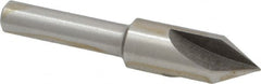 Interstate - 3/8" Head Diam, 1/4" Shank Diam, 3 Flute 60° High Speed Steel Countersink - Exact Tooling