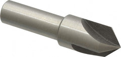 Interstate - 1/2" Head Diam, 3/8" Shank Diam, 3 Flute 90° High Speed Steel Countersink - Exact Tooling