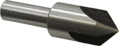 Interstate - 5/8" Head Diam, 3/8" Shank Diam, 3 Flute 90° High Speed Steel Countersink - Exact Tooling