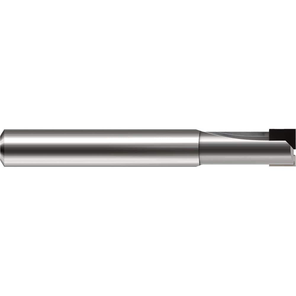 Harvey Tool - 1/2", 1/4" LOC, 1/2" Shank Diam, 3" OAL, 2 Flute Brazed Solid Carbide Square End Mill - Exact Tooling