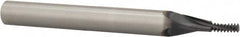 Scientific Cutting Tools - #6-32 UNC, 0.1" Cutting Diam, 3 Flute, Solid Carbide Helical Flute Thread Mill - Internal Thread, 0.263" LOC, 2-1/2" OAL, 1/4" Shank Diam - Exact Tooling