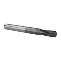 Scientific Cutting Tools - M10x1.50 Metric Coarse, 0.3" Cutting Diam, 4 Flute, Solid Carbide Helical Flute Thread Mill - Internal Thread, 0.79" LOC, 2.95" OAL - Exact Tooling