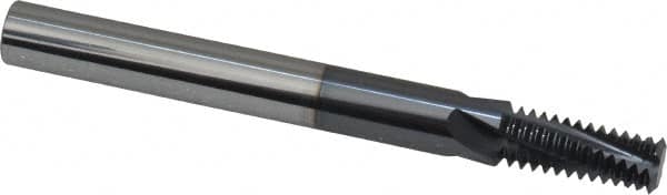 Scientific Cutting Tools - M12x1.75 Metric Coarse, 0.36" Cutting Diam, 4 Flute, Solid Carbide Helical Flute Thread Mill - Internal Thread, 0.923" LOC, 3.93" OAL - Exact Tooling