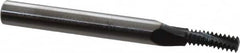 Scientific Cutting Tools - M6x1.00 Metric Coarse, 0.169" Cutting Diam, 3 Flute, Solid Carbide Helical Flute Thread Mill - Internal Thread, 0.488" LOC, 2.28" OAL - Exact Tooling