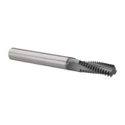 Scientific Cutting Tools - M8x1.25 Metric Coarse, 0.236" Cutting Diam, 3 Flute, Solid Carbide Helical Flute Thread Mill - Internal Thread, 0.659" LOC, 2.28" OAL, 6mm Shank Diam - Exact Tooling