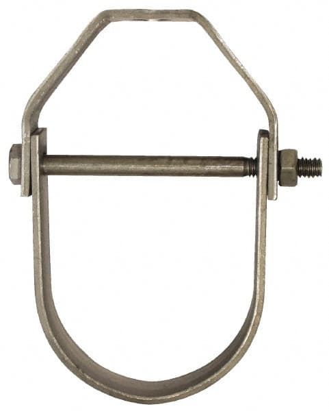 Empire - 10" Pipe, 7/8" Rod, Carbon Steel Adjustable Clevis Hanger - Black - Exact Tooling