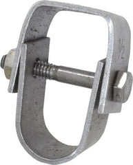 Empire - 1/2" Pipe, 3/8" Rod, Carbon Steel Adjustable Clevis Hanger - Black - Exact Tooling
