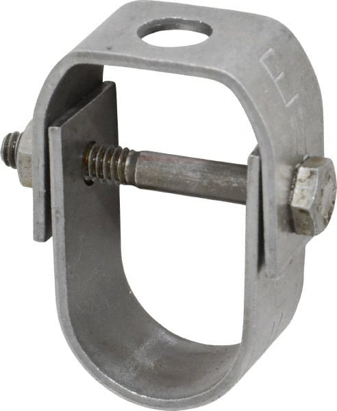 Empire - 3/4" Pipe, 3/8" Rod, Carbon Steel Adjustable Clevis Hanger - Black - Exact Tooling