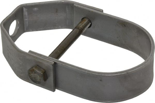 Empire - 1-1/2" Pipe, 3/8" Rod, Carbon Steel Adjustable Clevis Hanger - Black - Exact Tooling