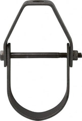 Empire - 2-1/2" Pipe, 1/2" Rod, Carbon Steel Adjustable Clevis Hanger - Black - Exact Tooling