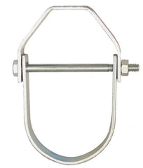 Empire - 2-1/2" Pipe, 1/2" Rod, Carbon Steel Adjustable Clevis Hanger - Electro Galvanized - Exact Tooling