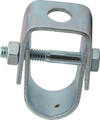 Empire - 1/2" Pipe, 3/8" Rod, Carbon Steel Adjustable Clevis Hanger - Electro Galvanized - Exact Tooling