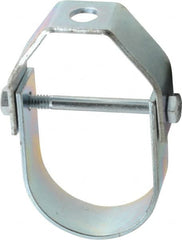 Empire - 1-1/2" Pipe, 3/8" Rod, Carbon Steel Adjustable Clevis Hanger - Electro Galvanized - Exact Tooling
