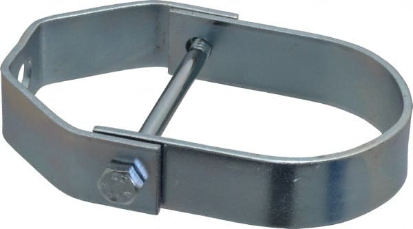 Empire - 2" Pipe, 3/8" Rod, Carbon Steel Adjustable Clevis Hanger - Electro Galvanized - Exact Tooling