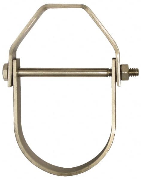 Empire - 6" Pipe, 3/4" Rod, Grade 304 Stainless Steel Adjustable Clevis Hanger - Exact Tooling