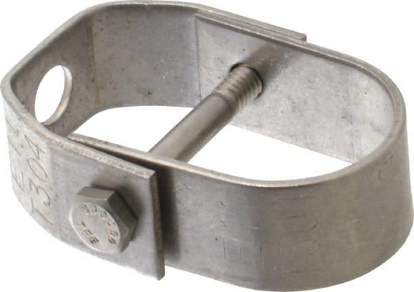 Empire - 1" Pipe, 3/8" Rod, Grade 304 Stainless Steel Adjustable Clevis Hanger - Exact Tooling