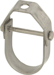 Empire - 1-1/2" Pipe, 3/8" Rod, Grade 304 Stainless Steel Adjustable Clevis Hanger - Exact Tooling