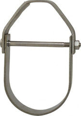 Empire - 3" Pipe, 1/2" Rod, Grade 304 Stainless Steel Adjustable Clevis Hanger - Exact Tooling