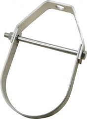 Empire - 4" Pipe, 5/8" Rod, Grade 304 Stainless Steel Adjustable Clevis Hanger - Exact Tooling