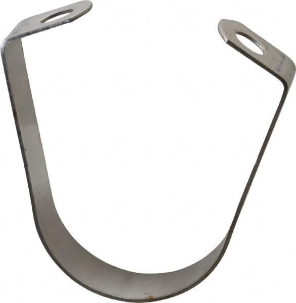 Empire - 1-1/2" Pipe, 3/8" Rod, Grade 304 Stainless Steel Adjustable Band Hanger - Exact Tooling