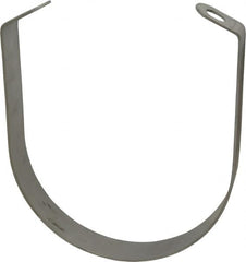 Empire - 6" Pipe, 1/2" Rod, Grade 304 Stainless Steel Adjustable Band Hanger - Exact Tooling