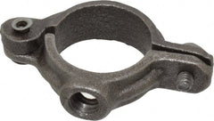 Empire - 3/4" Pipe, 3/8" Rod, Malleable Iron Split Ring Hanger - Black, 180 Lb Capacity - Exact Tooling