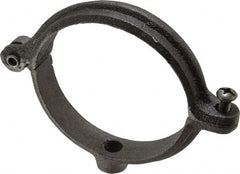 Empire - 3" Pipe, 1/2" Rod, Malleable Iron Split Ring Hanger - Black, 300 Lb Capacity - Exact Tooling