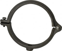Empire - 4" Pipe, 1/2" Rod, Malleable Iron Split Ring Hanger - Black - Exact Tooling